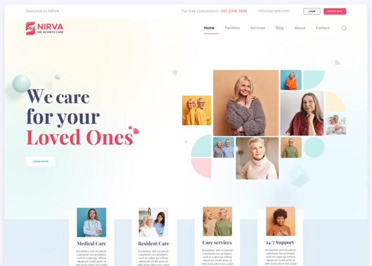 Web Application for Old Age Home